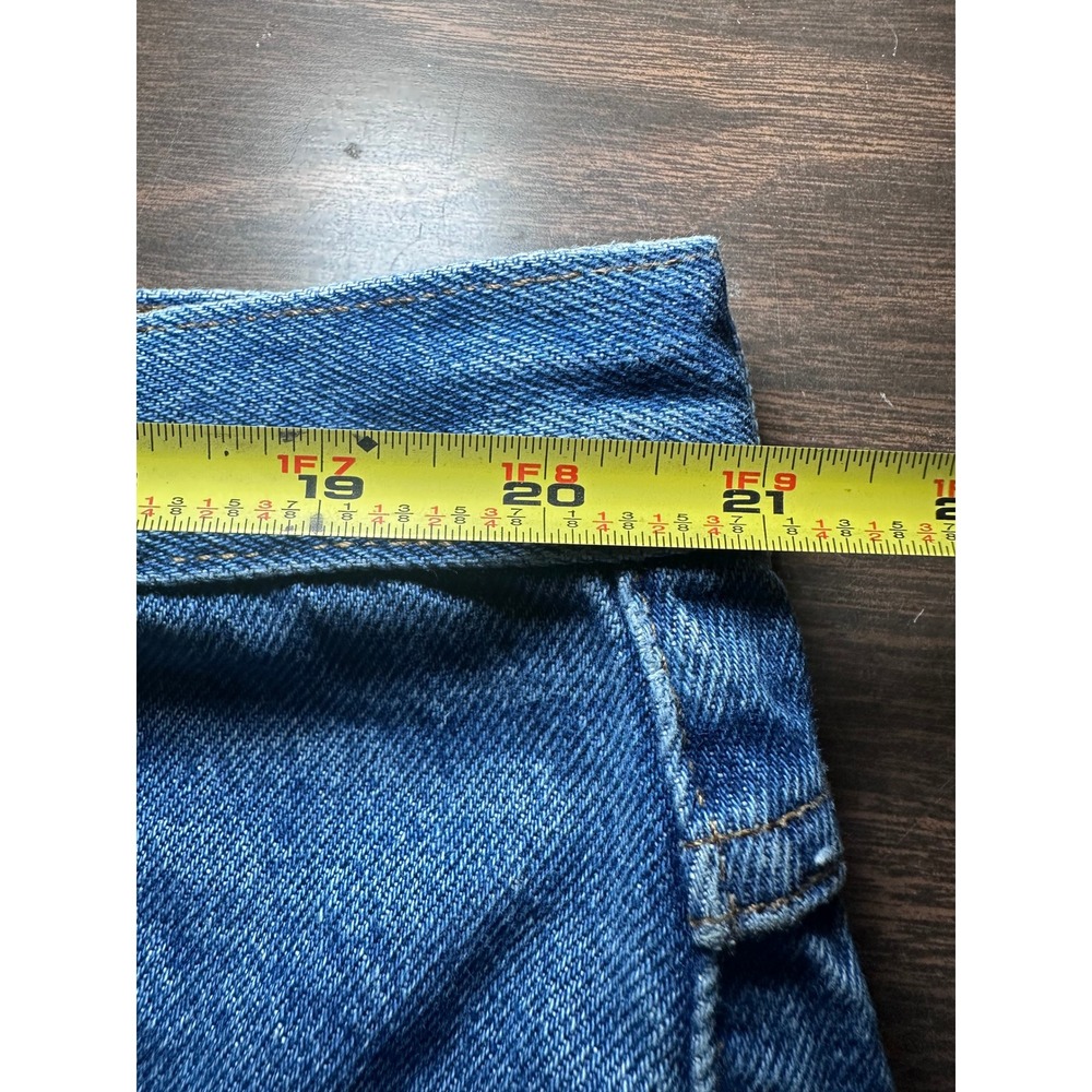LL Bean Mens Relaxed Fit Jeans Blue Denim 42x28 Straight Leg Casual Jeans - Picture 10 of 12